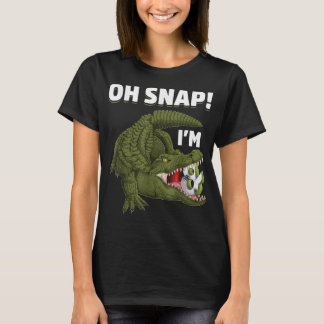 8 Jahre alt Krokodile Reptil 8. Geburtstagsparty A T-Shirt