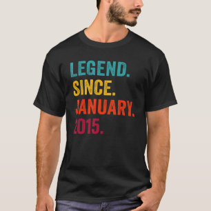 8 Jahre alte Legende seit 8. Januar 2015 T-Shirt