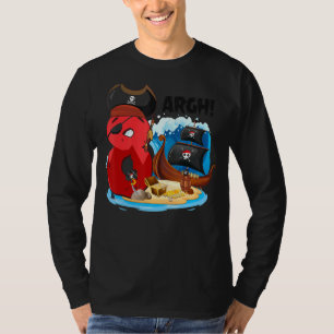 8 Jahre alter Piratenschiff Piraten Schiff Arr 8.  T-Shirt