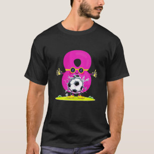 8-jährige Fußball Geburtstagsparty Thema 8th Boy G T-Shirt