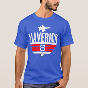 8-jähriger Maverick Jet Geburtstagsfeier Theme Fre T-Shirt