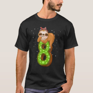 8-jähriger Slots 8. Geburtstag Girl Party Niedlich T-Shirt