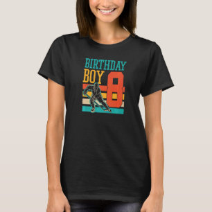 8-jähriges Eishockey Thema 8. Geburtstagsparty Su T-Shirt