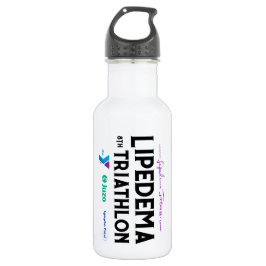 8. Jährliches Lipedemo Triathlon Wasser Flasche Edelstahlflasche