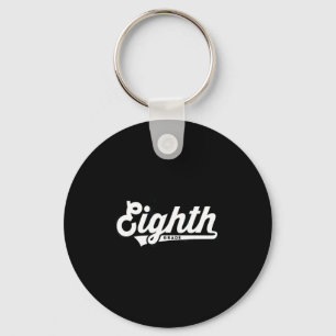 8. Klasse Team Schule Lehrer Achte Baseball Stil Schlüsselanhänger