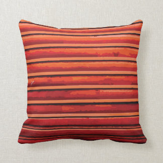 8 kleuren - Rood - abstract design op een Kissen