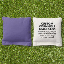 8 LILA Cornhole Bean Taschen - 17 Farben!