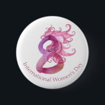 8. März der Tag der internationalen Frauen Button<br><div class="desc">Fügen Sie Ihre kundenspezifische Benennung diesem Entwurf, indem Sie die Kästen verwenden "redigieren dieser Entwurfsschablone" auf der rechten Seite des Einzelteils oder anklicken das Blau "besonders anfertigen es" Knopf, um den Text zu vereinbaren, ändern den Schriftart hinzu und Farben und zusätzliche Informationen oder Bilder diesem auch hinzuzufügen entwerfen. **** Für...</div>