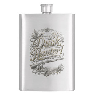 8 oz Edelstahlflasche für Entenjäger Flachmann