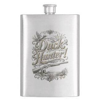 8 oz Edelstahlflasche für Entenjäger Flachmann