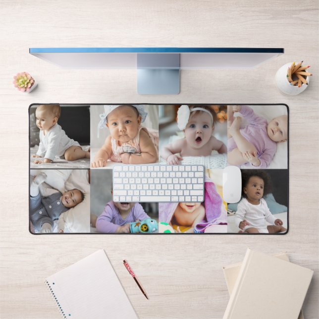 8 photo Collage cadeau personnalisé (Bureau 1)