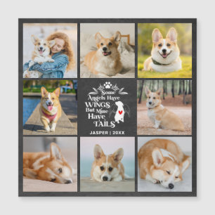 8 Photo Collage Perte de chien Souvenir Carte magn
