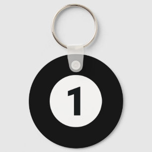 8 Pool Ball 1 Billard KostümHalloween Gruppe Ma Schlüsselanhänger