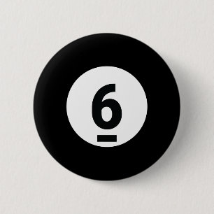 8 Pool Ball 6 Billiards KostümHalloween Gruppe Ma Button