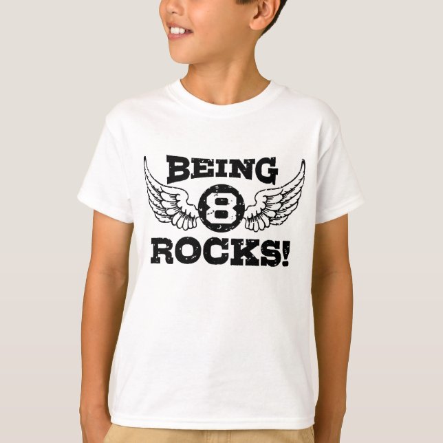 8 Rocks T-Shirt (Vorderseite)