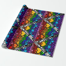 8-Sripe Rainbow Que Ally Pride Squiggle