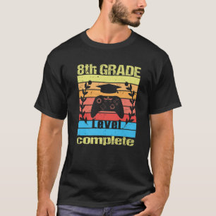 8. Stufe Vollständiges lustiges Abschluss-Video Ga T-Shirt