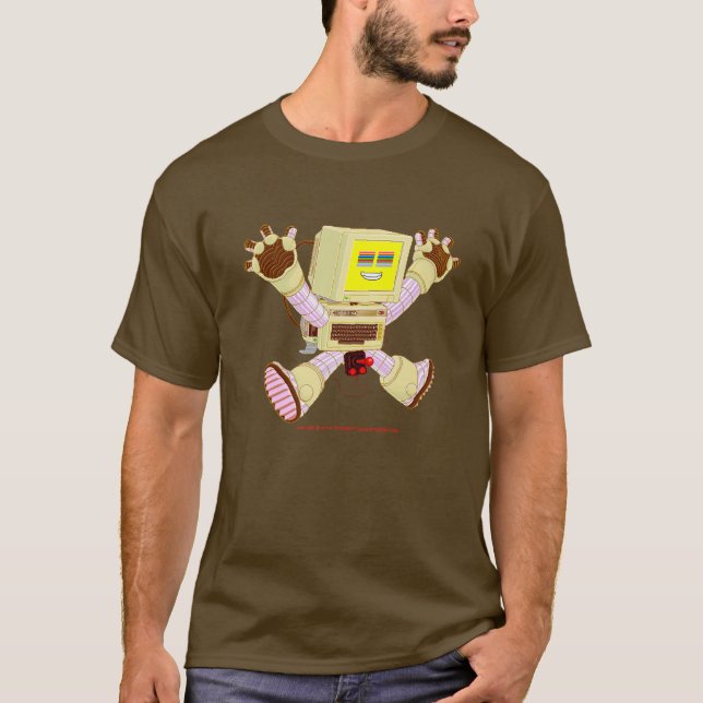 8 T-shirt du bourdonnement v1.0 de bit (Devant)