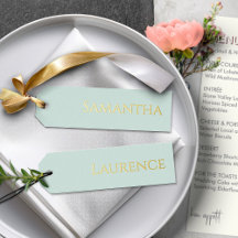 8 Tags für den Namen von Wedding Guest Gold Foil M