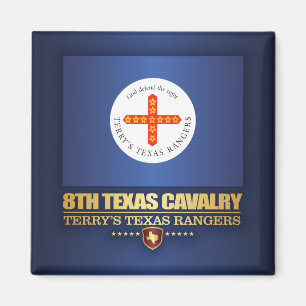 8. Texas-Kavallerie Magnet
