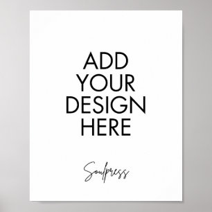 8 x 10 po - Signe - impression personnalisée