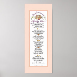 8 x 20 Aufbau eines gesunden Kindes, Parchment Aqu Poster