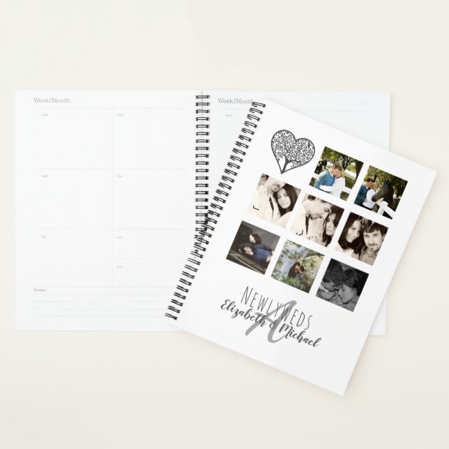 8 x FOTO COLLAGE Neuerdings Personalisierte WEDD Planer (Anzeige)