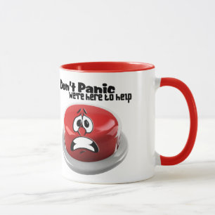 #8Don't Panik Ringer-Tasse Tasse