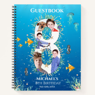 8e anniversaire Under the Sea Photo Livre d'or