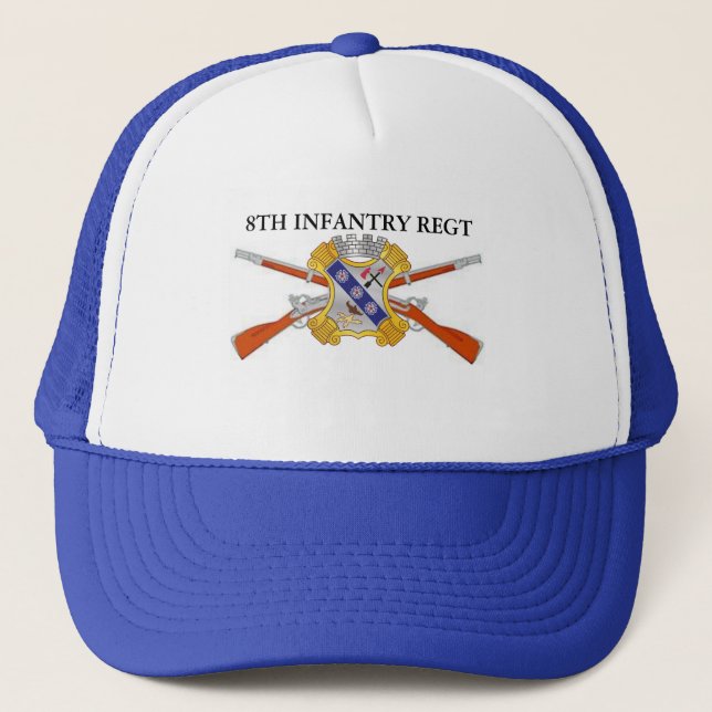 8ème CASQUETTE de RÉGIMENT d'INFANTERIE (Devant)