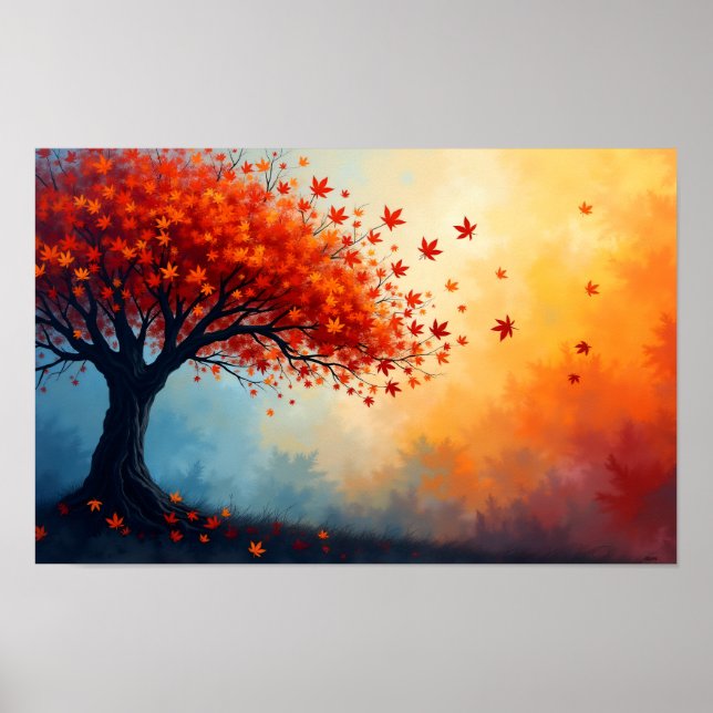 8K Abstract Visions: Modern Textures & Fluid Art Poster (Vorne)