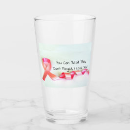 8oz Brustkrebs-Wasser-Glas durch Zazz_it Glas