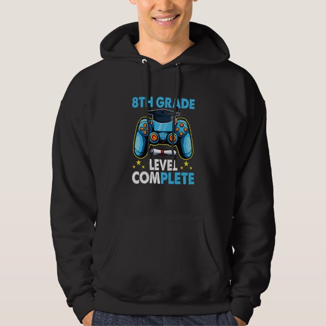 8th Grade Graduation Level Complete Gamer 2023  1 Hoodie (Vorderseite)