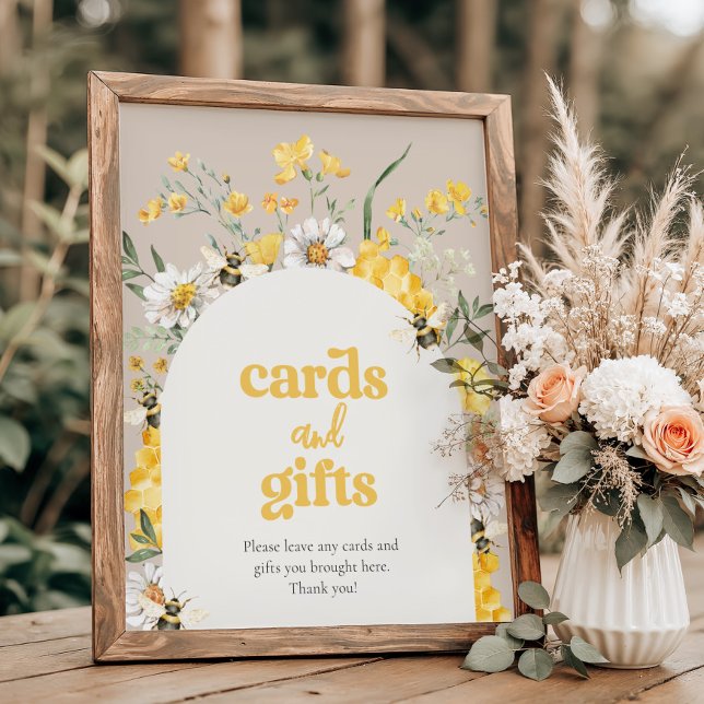 8x10 Bee Cards & Gifts-Zeichen für gedruckte Wildb (Von Creator hochgeladen)