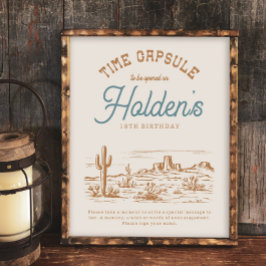 8x10 Cowboy Time Kapselunterschrift