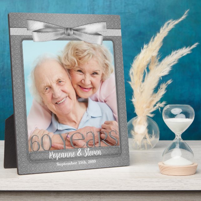 8x10 Diamond 60. Hochzeitstag Foto Rahmen (Seite)