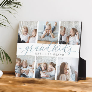 8x10 Großkinder machen Leben großartig FotoColla Fotoplatte