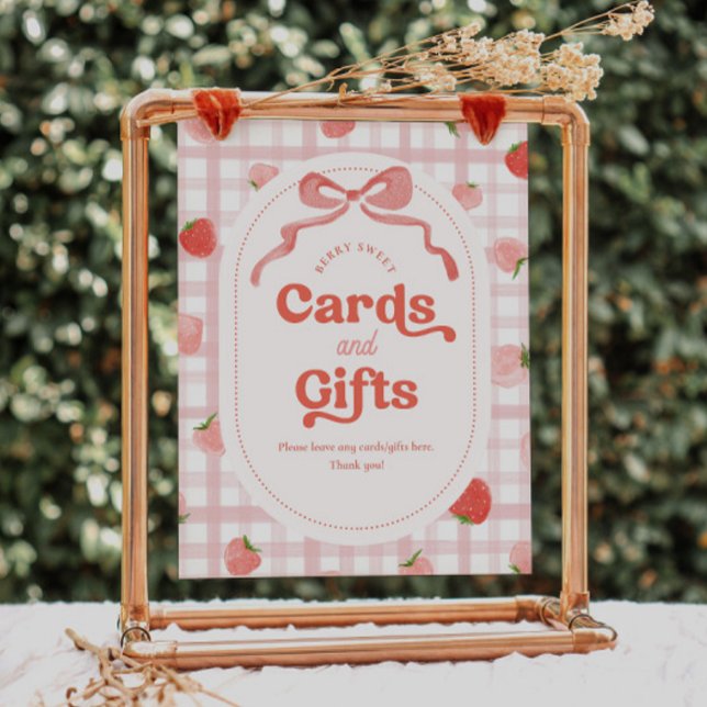 8x10 Inch Berry Cards & Gifts Zeichen (Von Creator hochgeladen)