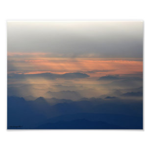 8X10 Kaskadengebirge Fotodruck
