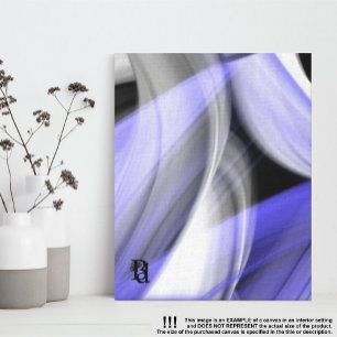 8x10" Lavendel Moon Trend Abstrakt Art Violet Leinwanddruck