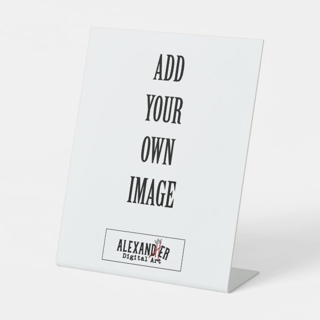 8x10 Party, Dusche oder Hochzeit Sockelschild (Vorderseite)