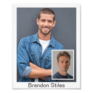 8x10 Schauspieler-Headshots für Casting-Aufrufe    Fotodruck