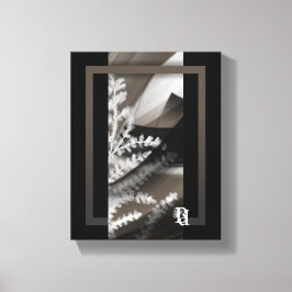 8x10" Terra’s Tender Whisper Abstract Brown Flower Leinwanddruck