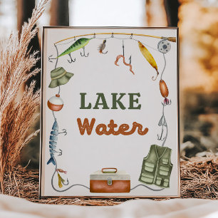 8x10 Zoll Wasserzeichen am See