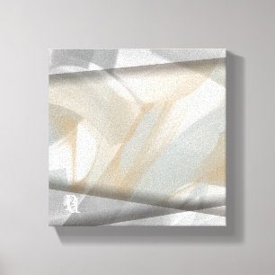 8x8" Sandy Tornado Trend Abstrakt Art Beige Leinwanddruck