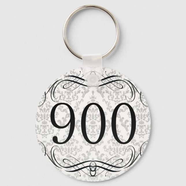 900 Bereichscode Schlüsselanhänger (Vorderseite)