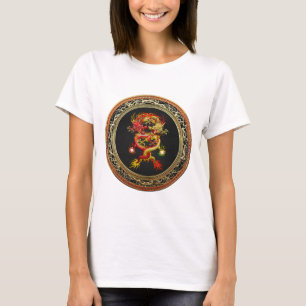 [900] Rote und Gelbe Drachen T-Shirt