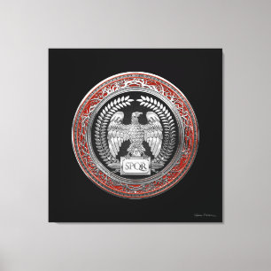 [901] Kaiseradler Silver Leinwanddruck