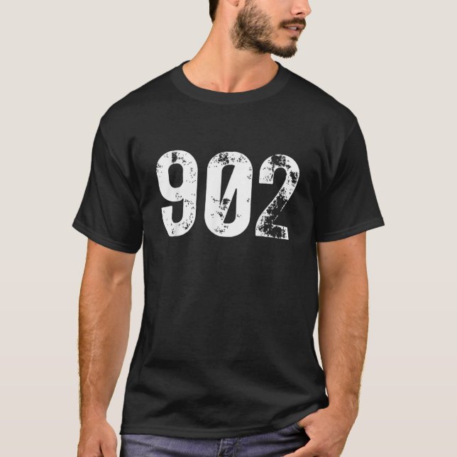 902 Area Code Nova Scotia PE Island Mobile Area Co T-Shirt (Vorderseite)