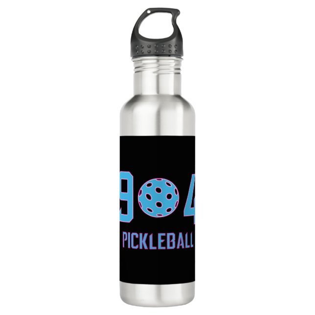 904 Pickleball Edelstahlflasche (Vorderseite)